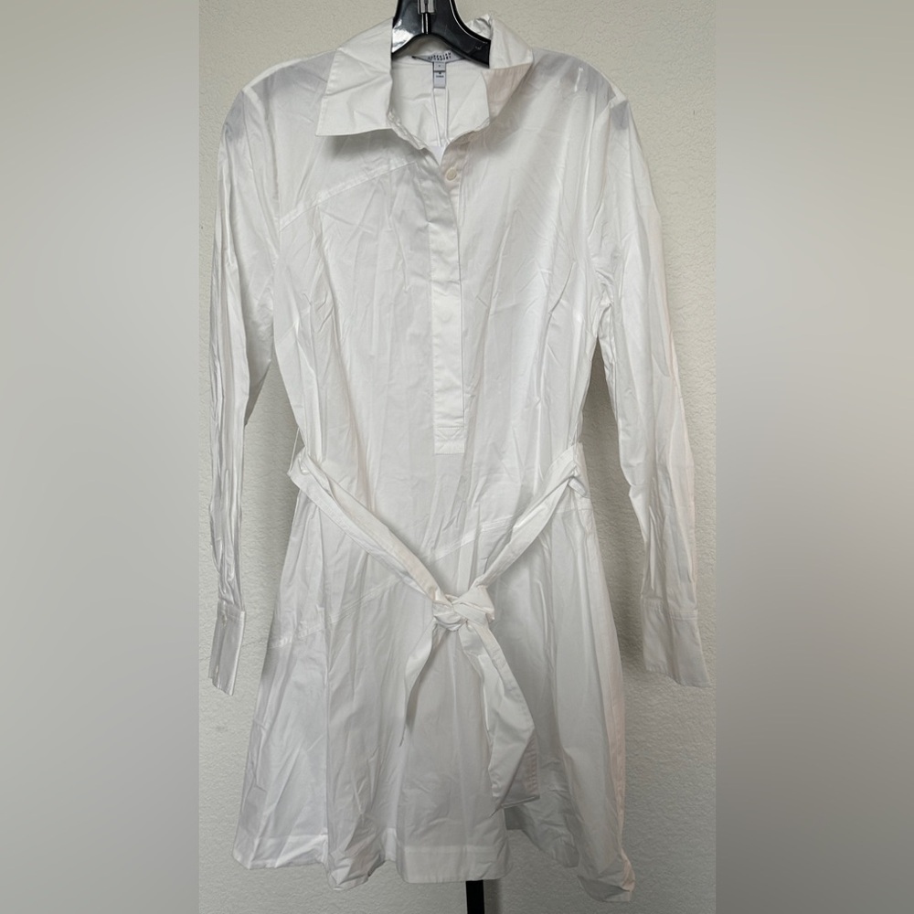 Derek Lam 10 Crosby | Flora Asymmetric Shirt Dress - Picture 2 of 16